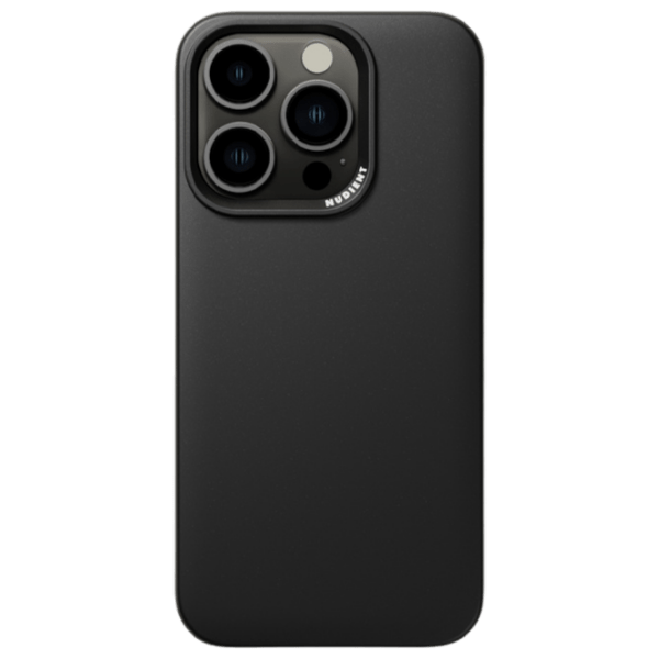 Husă pentru smartphone Apple iPhone 15 Pro Max (Thin) Ink Black Nudient, PC, Back photo 1