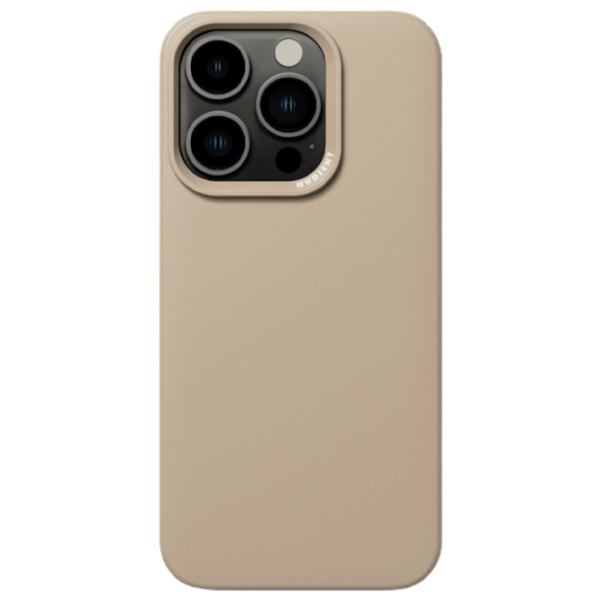 Husă pentru smartphone Apple iPhone 15 Pro Max (Thin) Clay Beige Nudient, PC, Back photo 1