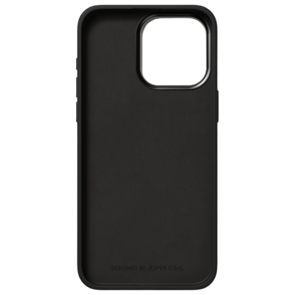 Husă pentru smartphone Apple iPhone 15 Pro Max (Bold) Charcoal Black Nudient, PC, Back photo 2