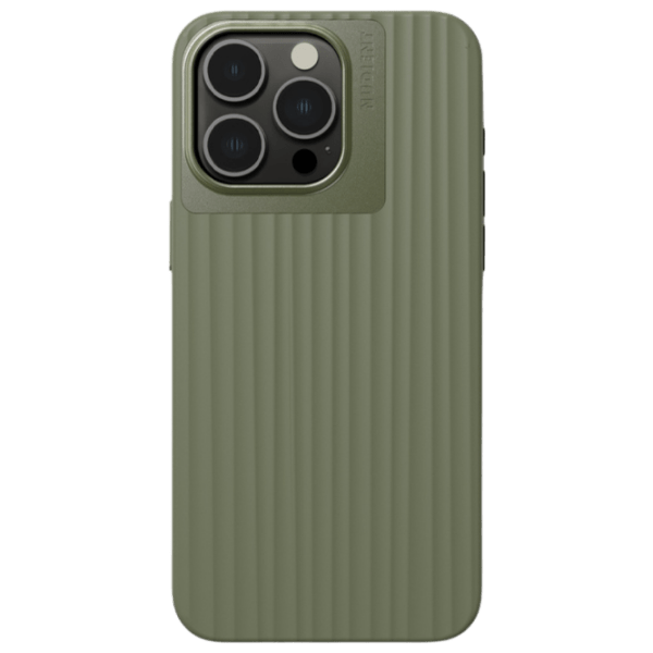 Husă pentru smartphone Apple iPhone 15 Pro Max (Bold) Olive Green Nudient, PC, Back photo 1