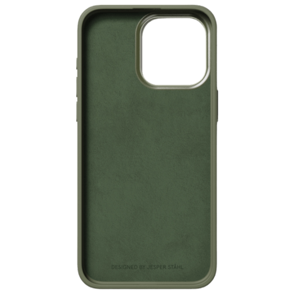 Husă pentru smartphone Apple iPhone 15 Pro Max (Bold) Olive Green Nudient, PC, Back photo 2