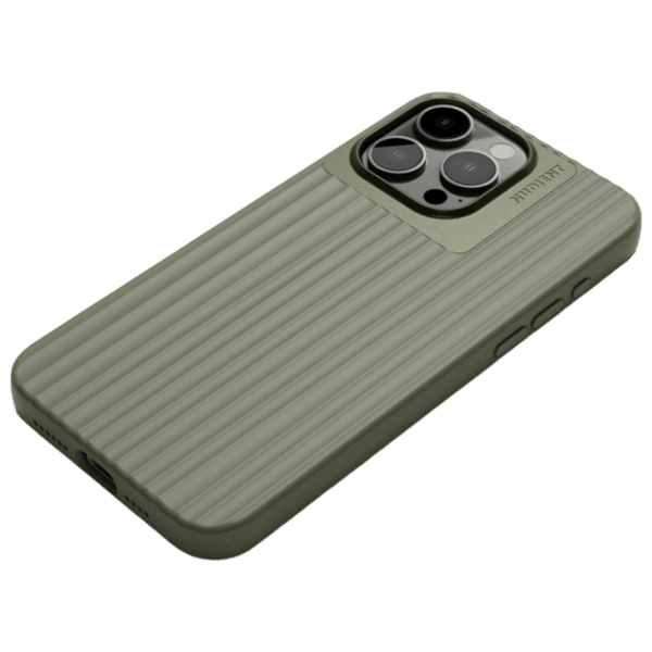 Husă pentru smartphone Apple iPhone 15 Pro Max (Bold) Olive Green Nudient, PC, Back photo 3