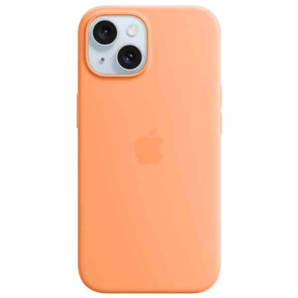 Husă pentru smartphone Apple iPhone 15 (MT0W3ZM/ A) Sorbet Orange Apple, TPU, MagSafe Back photo 1
