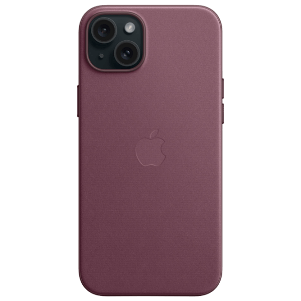 Husă pentru smartphone Apple iPhone 15 Plus (MT4A3ZM/ A) Mulberry Cherry Apple, FineWoven, MagSafe Back photo 3