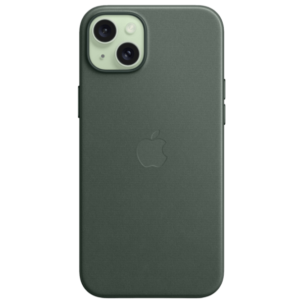 Husă pentru smartphone Apple iPhone 15 Plus (MT4F3ZM/A) Green Apple, FineWoven, MagSafe Back photo 2