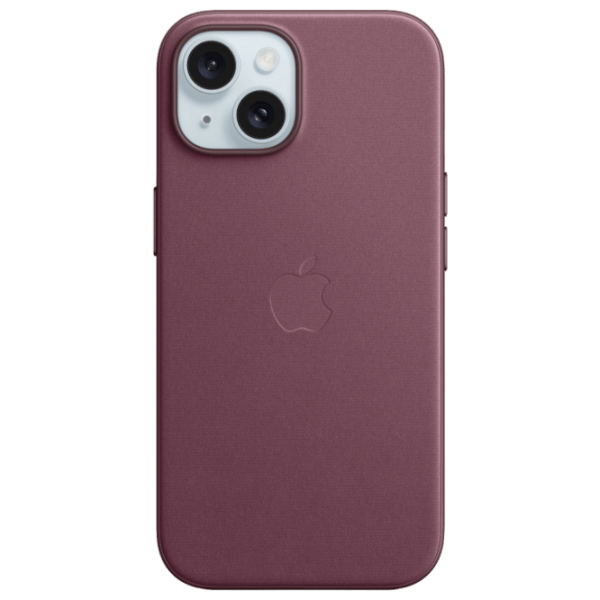 Husă pentru smartphone Apple iPhone 15 (MT3E3ZM/ A) Mulberry Cherry Apple, FineWoven, MagSafe Back photo 1