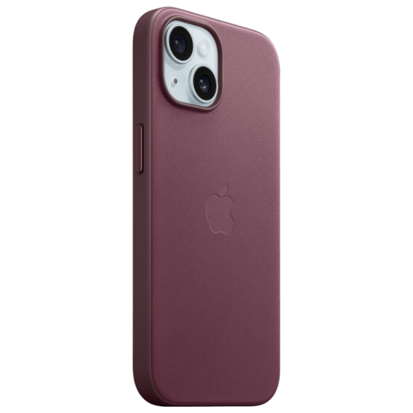Husă pentru smartphone Apple iPhone 15 (MT3E3ZM/ A) Mulberry Cherry Apple, FineWoven, MagSafe Back photo 2