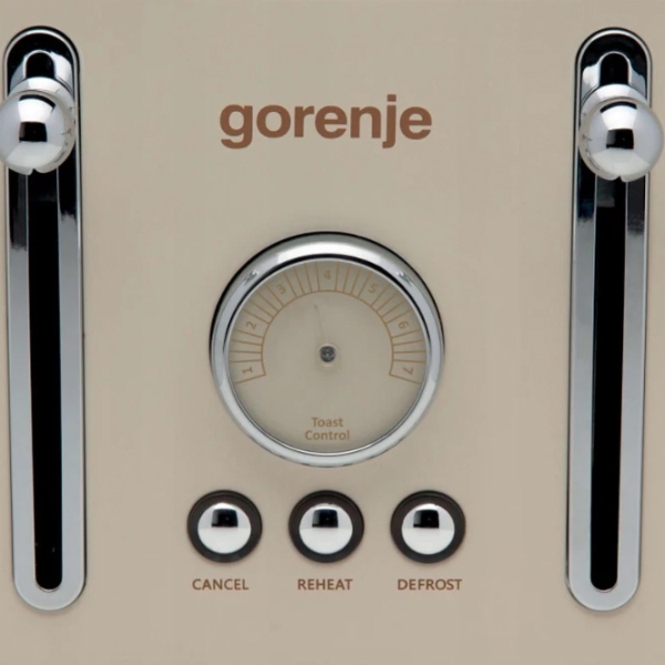 Toster Gorenje T2300CLIN Beige 1150&nbsp;W, Numărul de grade de prăjire: 7 photo 2