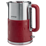 Ceainic electric Gorenje K17FER Red 2200 W, 1.7l, Material interior: Inox