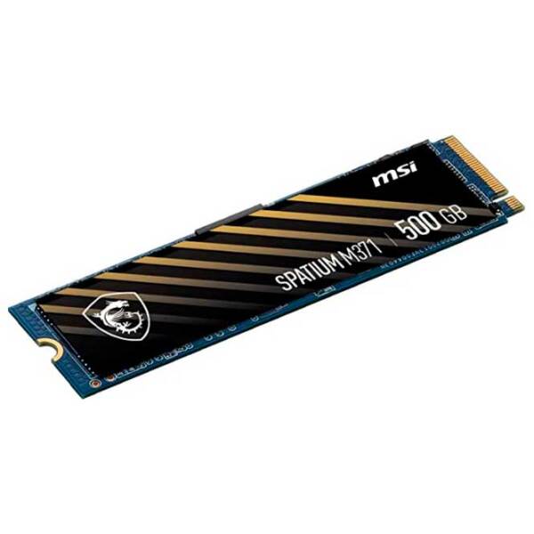 SSD MSI Spatium M371 M.2 NVMe 500 ГБ Скорость чтения: 2200 МБ/ с,
Скорость записи: 1150 MБ/ с photo 3