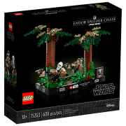 Constructor LEGO Lego Star Wars: Endor Speeder Chase Diorama Multicolor Numărul de piese 608, 18+