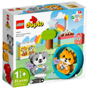 Конструктор LEGO My First Puppy & Kitten With Sounds Разноцветный Количество деталей 22, 1+