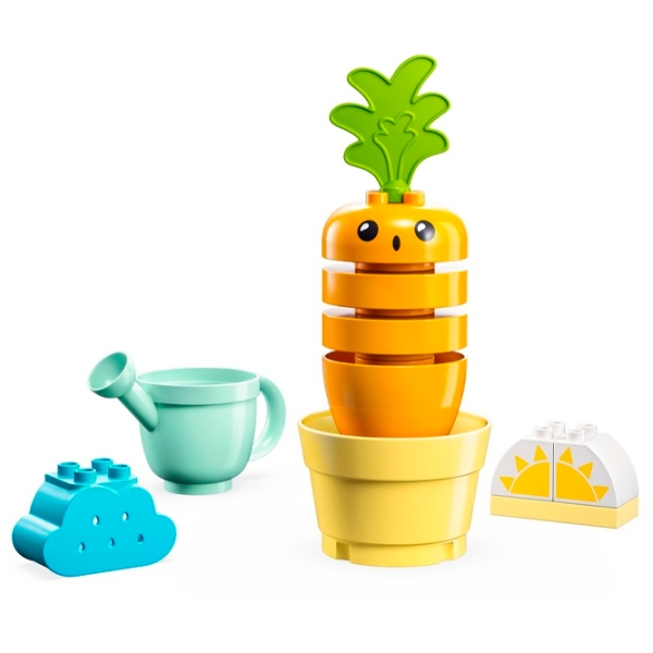 Constructor LEGO Growing Carrot Multicolor Numărul de piese 11, 1+ photo 2