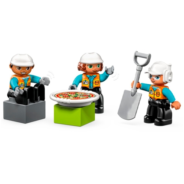 Constructor LEGO Construction Site Multicolor Numărul de piese 61, 2+ photo 5