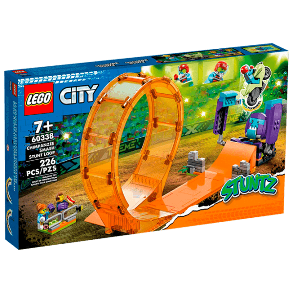 Constructor LEGO Smashing Chimpanzee Stunt Loop Multicolor Numărul de piese 226, 7+ photo 1