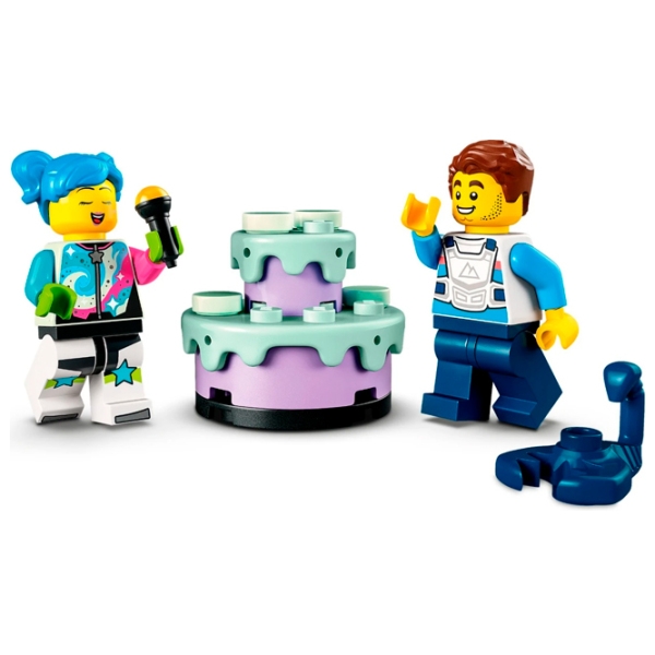 Constructor LEGO The Knockdown Stunt Challenge Multicolor Numărul de piese 117, 5+ photo 4