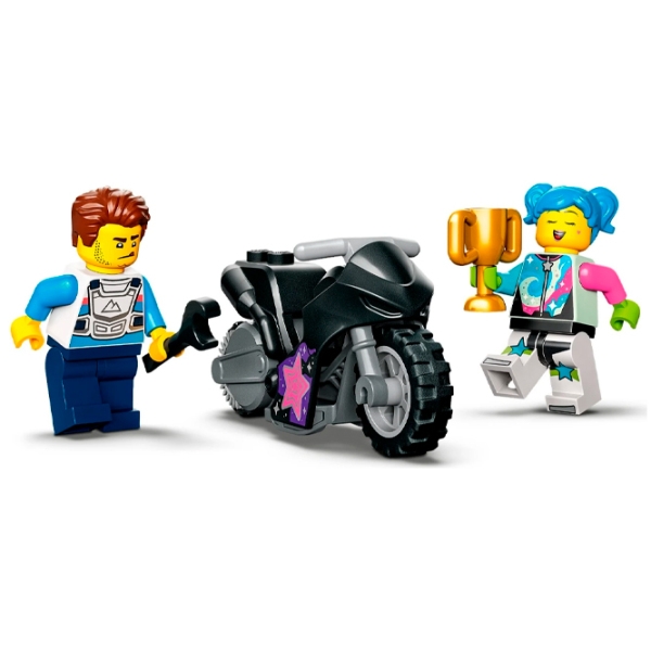 Constructor LEGO The Knockdown Stunt Challenge Multicolor Numărul de piese 117, 5+ photo 5