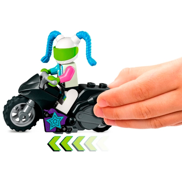 Constructor LEGO The Knockdown Stunt Challenge Multicolor Numărul de piese 117, 5+ photo 6