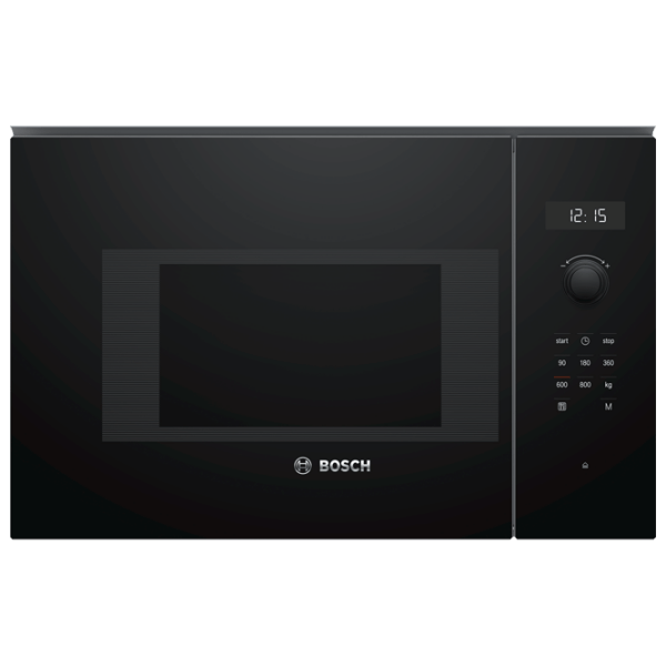 Cuptor cu microunde Bosch BFL524MB0 Black Solo, 20l, 800 W photo 1
