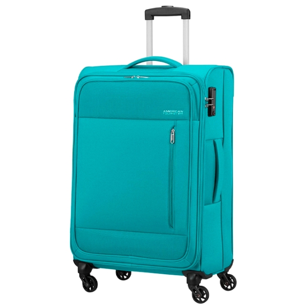 Valiză American Tourister Heat Wave Blue 65l   photo 1