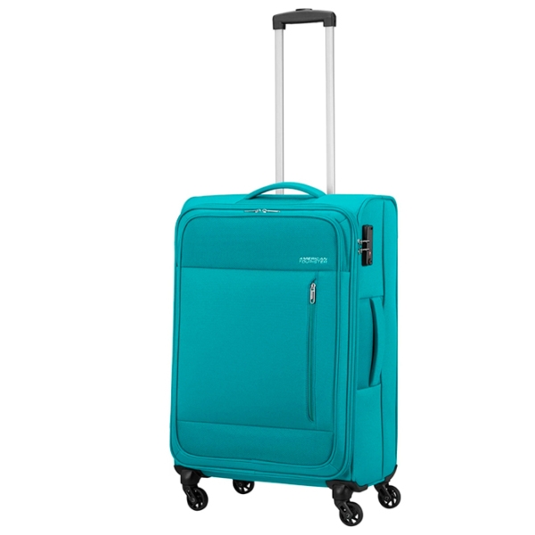 Valiză American Tourister Heat Wave Blue 65l   photo 2