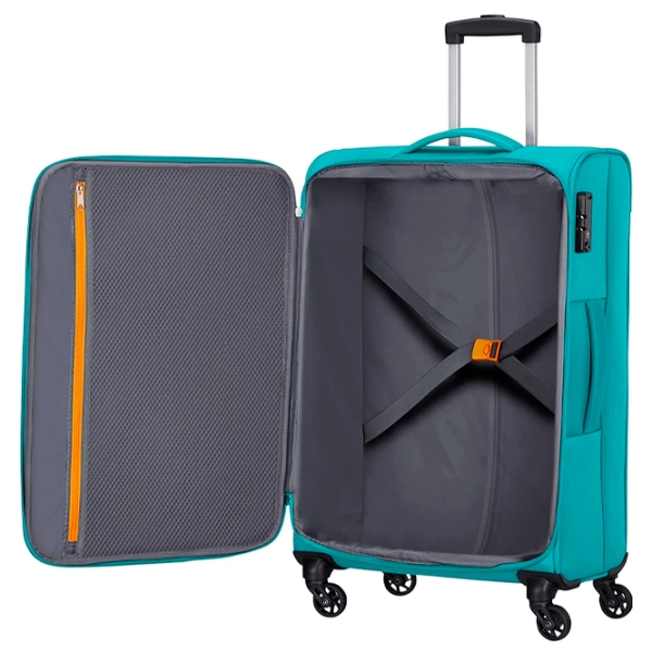 Valiză American Tourister Heat Wave Blue 65l   photo 6