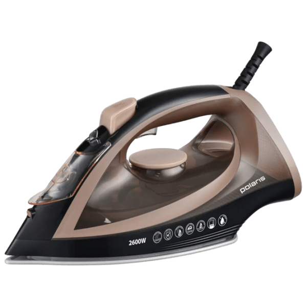 Fier de călcat Polaris PIR2605AK Black 2600 W, 50 g/ min, 0.32 l, Ceramică photo 1