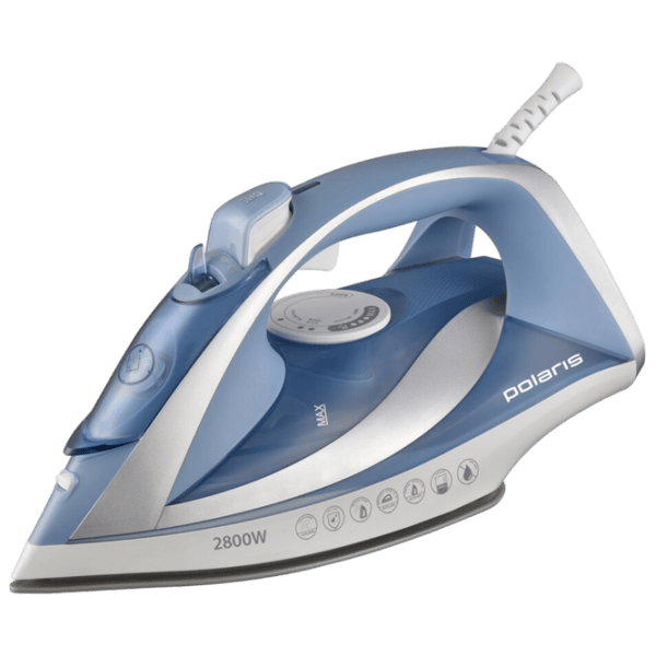 Fier de călcat Polaris PIR2820AK White 2800 W, 55 g/ min, 0.45 l, Ceramică photo 1