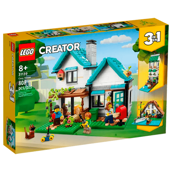 Constructor LEGO Cozy House Multicolor Numărul de piese 808, 8+ photo 1