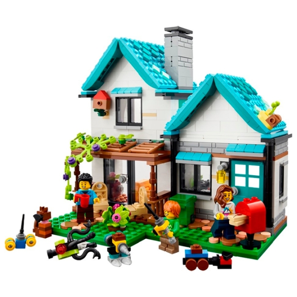 Constructor LEGO Cozy House Multicolor Numărul de piese 808, 8+ photo 2