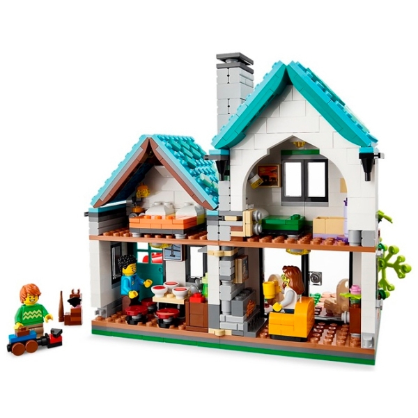 Constructor LEGO Cozy House Multicolor Numărul de piese 808, 8+ photo 3