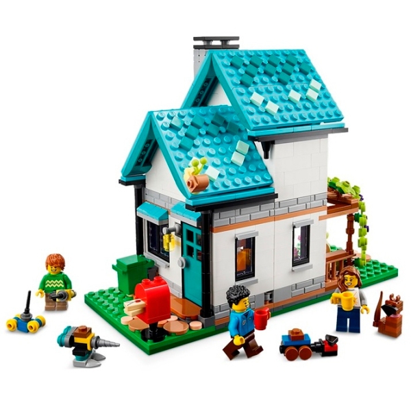 Constructor LEGO Cozy House Multicolor Numărul de piese 808, 8+ photo 4