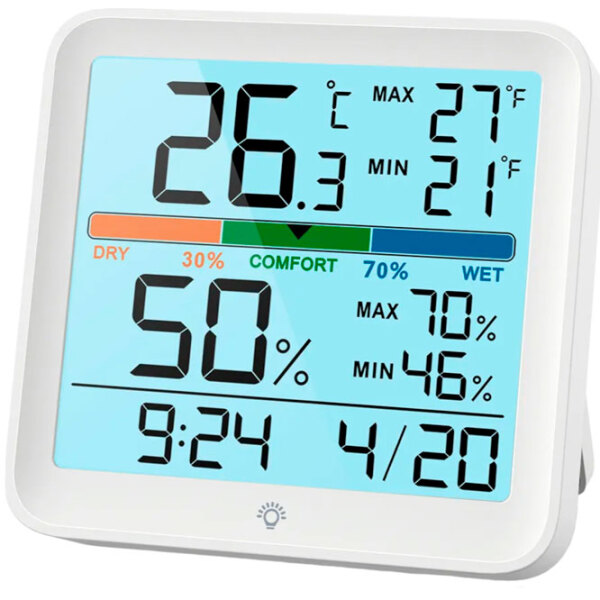 Stație meteorologică HAPTIME YGH-5276 White  photo 2