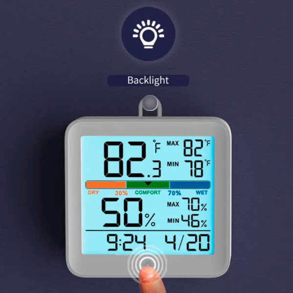 Stație meteorologică HAPTIME YGH-5276 White  photo 3