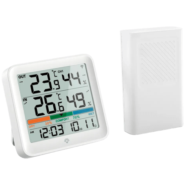 Stație meteorologică HAPTIME YGH-6202 White  photo 1