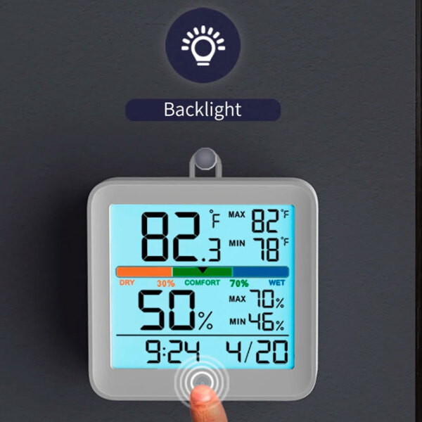 Stație meteorologică HAPTIME YGH-6202 White  photo 2