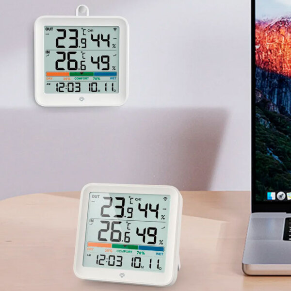 Stație meteorologică HAPTIME YGH-6202 White  photo 5