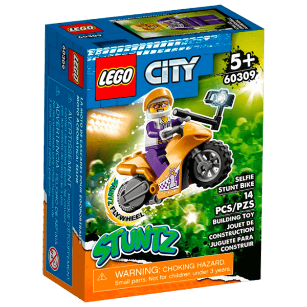 Конструктор LEGO Selfie Stunt Bike Разноцветный Количество деталей 14, 5+ photo 1
