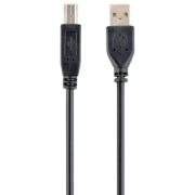 Cablu de date Cablexpert CCP-USB2-AMBM-1M USB Type-A/ USB Type-B Black 