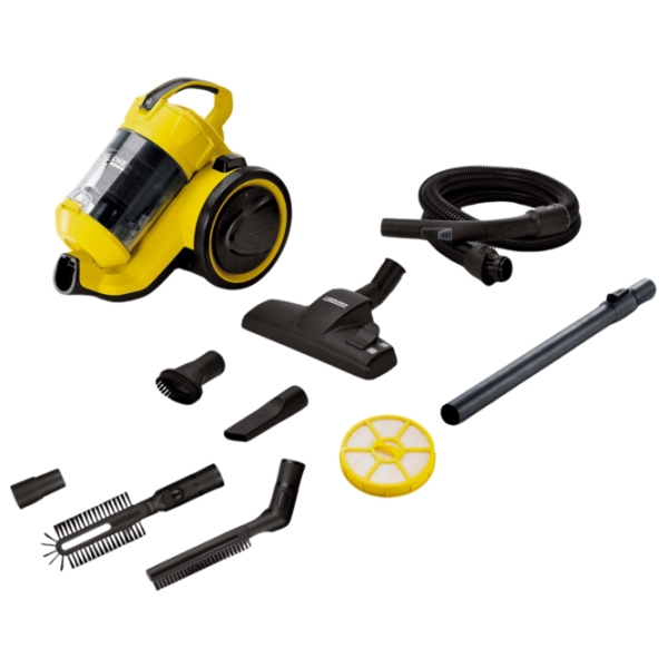 Aspirator KARCHER VC3 Plus 1.198-127.0 Yellow 1100 W | Uscată | Container | 0.9 l photo 2
