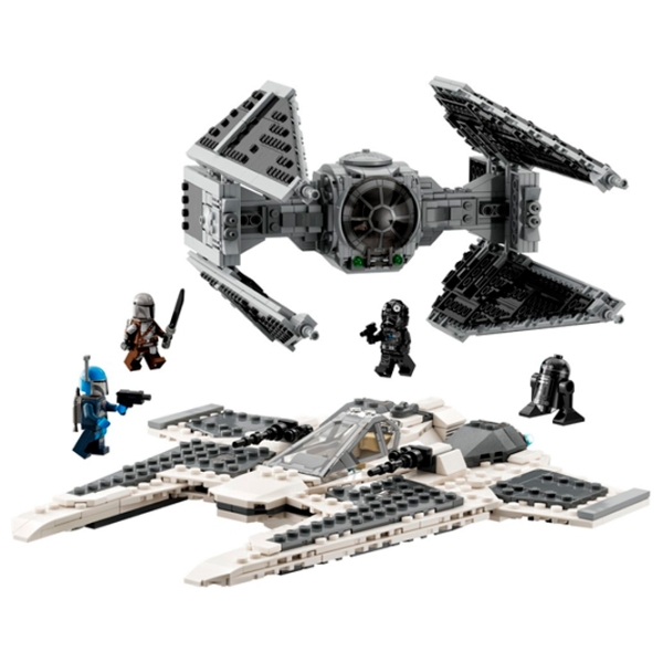 Конструктор LEGO Mandalorian Fang Fighter vs. TIE Interceptor Разноцветный Количество деталей 957, 9+ photo 2