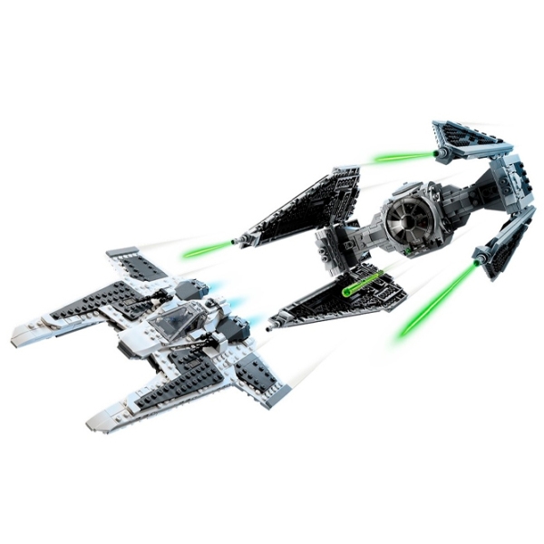Конструктор LEGO Mandalorian Fang Fighter vs. TIE Interceptor Разноцветный Количество деталей 957, 9+ photo 3
