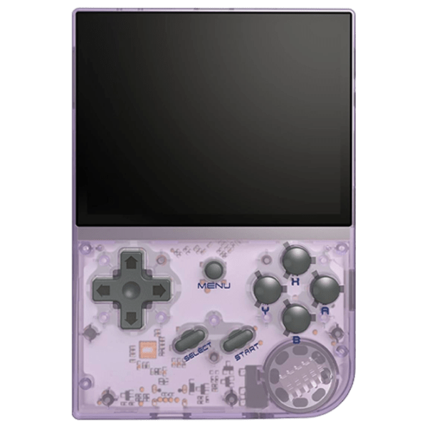 Consolă portabilă pentru jocuri Anbernic RG35XX Purple , RAM 256 MB photo 1