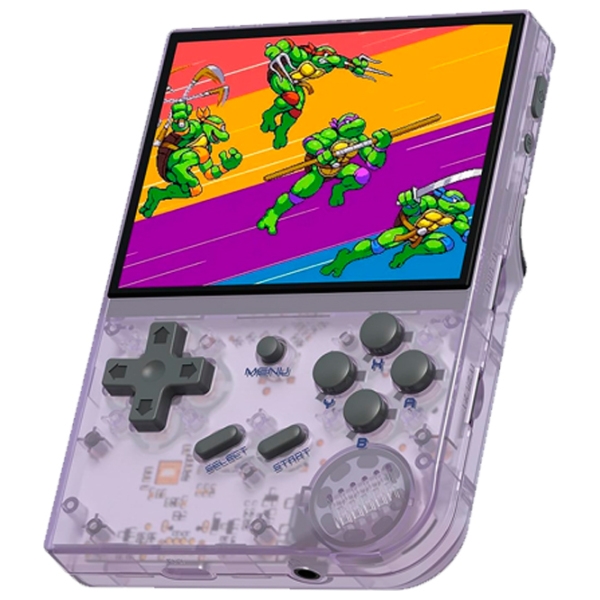 Consolă portabilă pentru jocuri Anbernic RG35XX Purple , RAM 256 MB photo 9