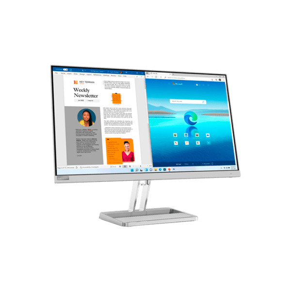 Монитор Lenovo L27i-40 Белый 27" Full HD IPS WLED photo 2
