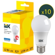 Set becuri LED IEK ALFA A60 LLA-A60-12-230-65-E27 E27 | 12 W | White