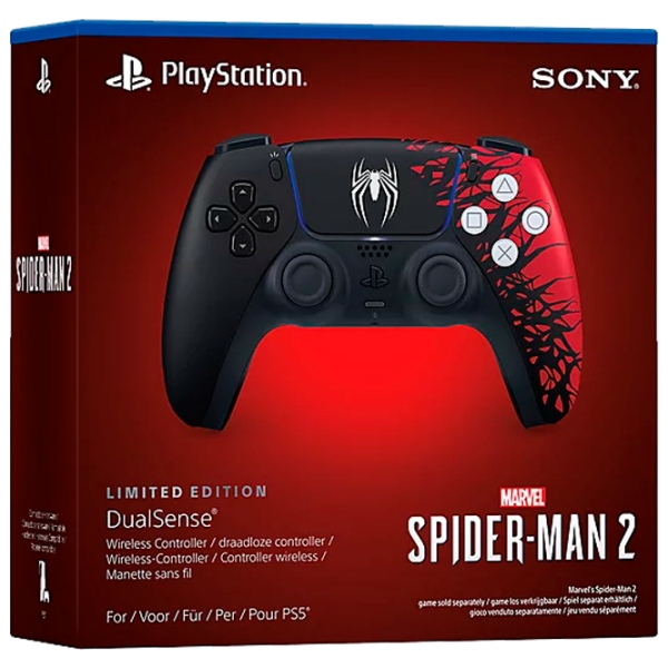 Геймпад Sony DualSense Marvel’s Spider-Man 2 Limited Edition Черный Беспроводные / 16 buttons photo 5