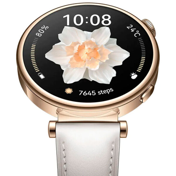 Ceas inteligent Huawei Watch GT 4 Gold 1.32" | 41 mm | Oțel inoxidabil/ Piele
| photo 7