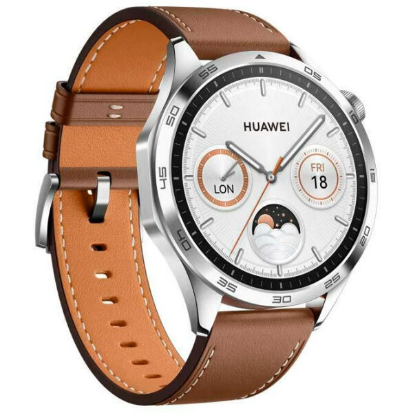 Ceas inteligent Huawei Watch GT 4 Inox 1.43" | 46 mm | Oțel inoxidabil/ Piele
| photo 3