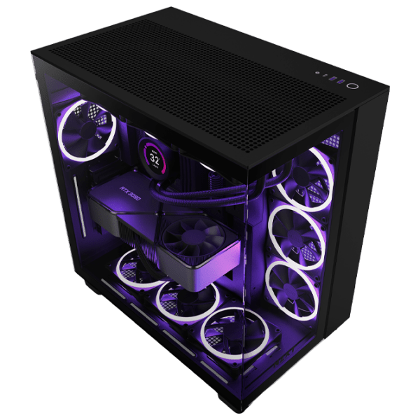 Корпус NZXT H9 Flow Черный micro ATX photo 1